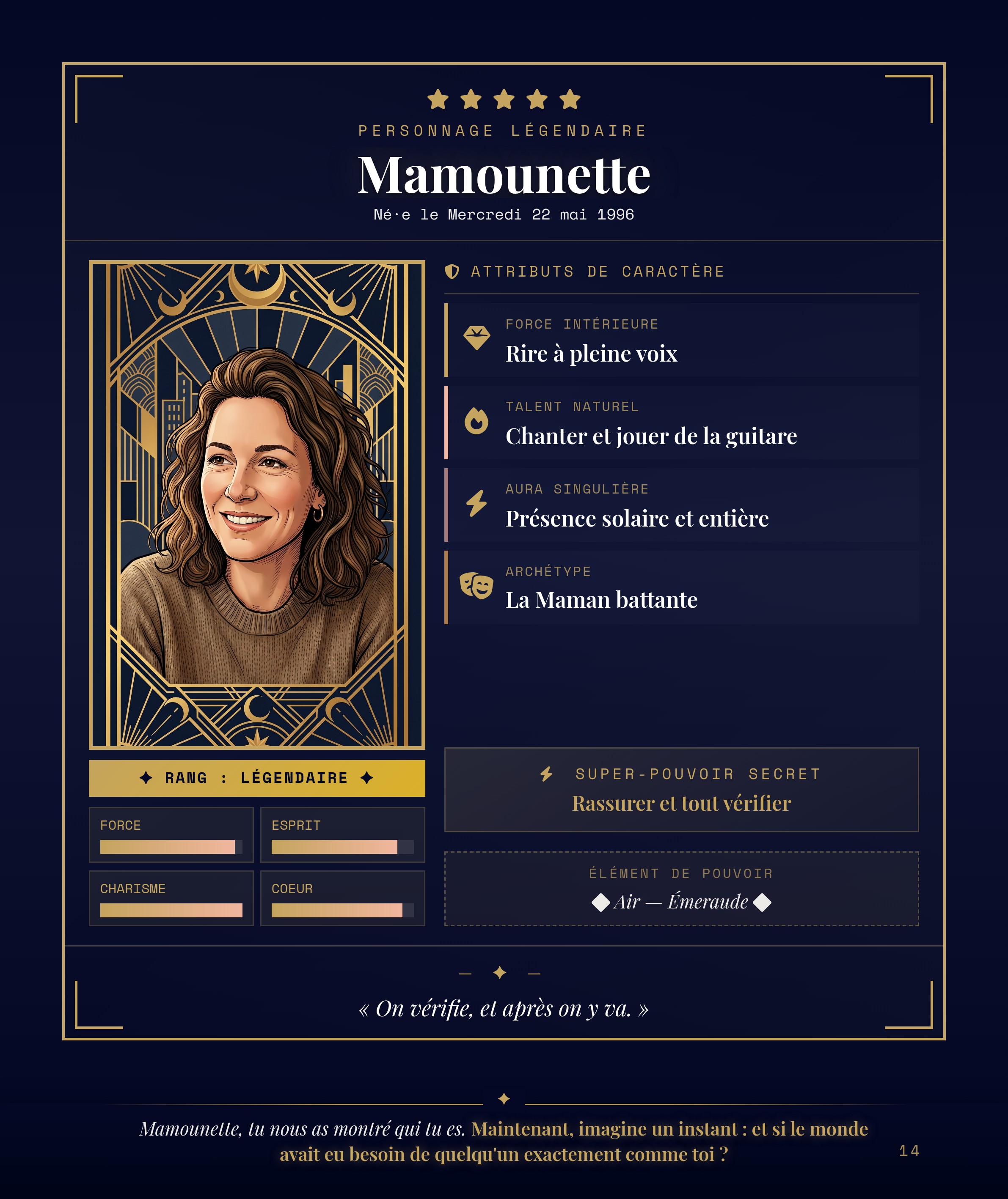 Profil unique de Marie